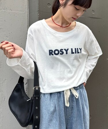 コットンナイロンシアーカラーロゴTee