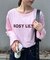 コットンナイロンシアーカラーロゴTee