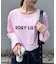 コットンナイロンシアーカラーロゴTee
