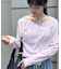 シアーフロッキービンテージ加工バックリボントップス