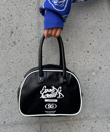 【SOUNDS GOOOOD】ヴィーガンレザーミニボストンBAG