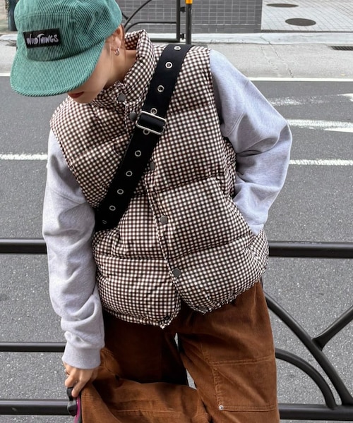 UNISEX】ギンガムチェック中綿ベスト｜チャオパニックティピーの通販