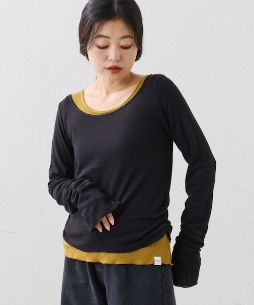 【shay】レイヤードシアートップス(セット)