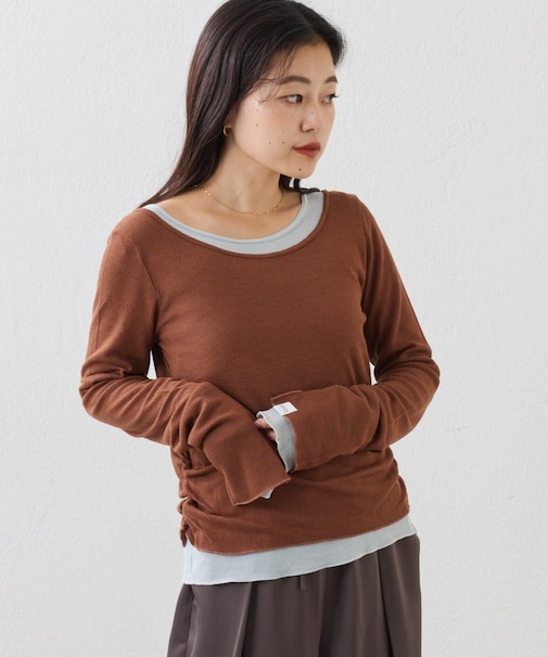 【shay】レイヤードシアートップス(セット)