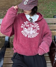 【UNISEX】ヘビーウェイト加工スキッパーフーディー