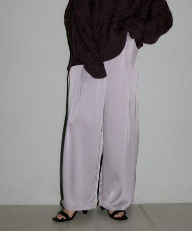 【yomo企画】ゆるツヤ垢抜けサテンパンツ