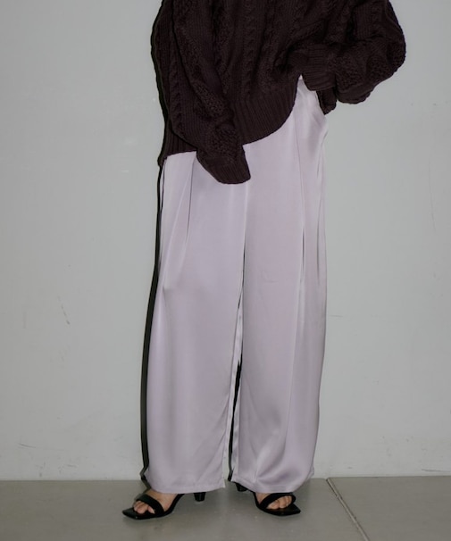 【yomo企画】ゆるツヤ垢抜けサテンパンツ