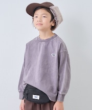 【KIDS】【FOX×TYPY】ピグメント加工ワンポイントロンTEE