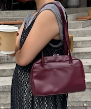 【600mlペットボトル収納可能】ロングハンドルボストンBAG