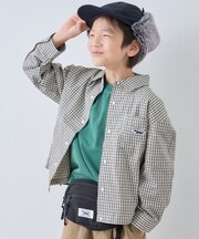 【KIDS】【FOX×TYPY】チェックオーバーシャツ
