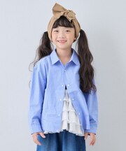 【KIDS】【FOX×TYPY】チェックオーバーシャツ