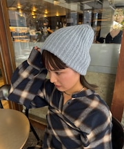 太リブニットビーニー