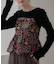 【aguni】ベロア刺繍ビスチェ