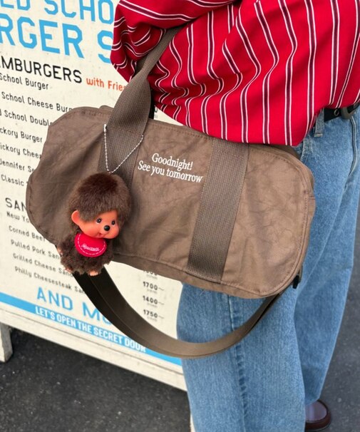 【UNISEX】ナイロンアソート柄ミニボストンバッグ