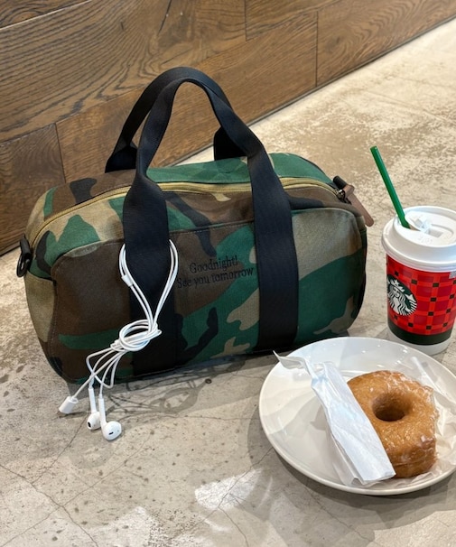 【UNISEX】ナイロンアソート柄ミニボストンバッグ