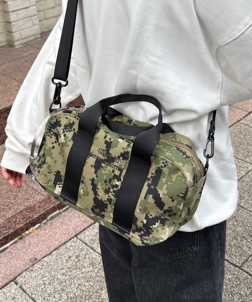 【UNISEX】ナイロンアソート柄ミニボストンバッグ