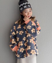 【WEB限定】【KIDS】【ユニセックス】総柄ボアブルゾン《ジュニアサイズあり》