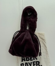 【willow】ファー巾着BAG