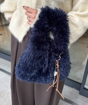 カラビナ付きボアマルシェBAG