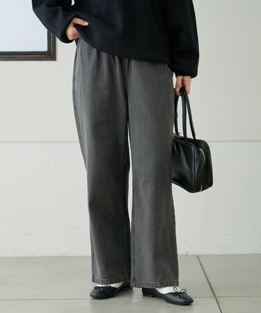 【3サイズ展開】【GEVACO】10ozデニムイージーワイドパンツ