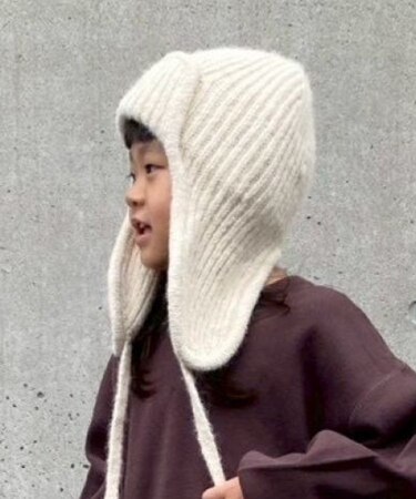 【KIDS】耳付き2WAYニット帽