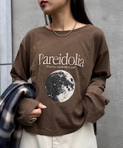 クロップド丈ピグメントフォトプリントTee