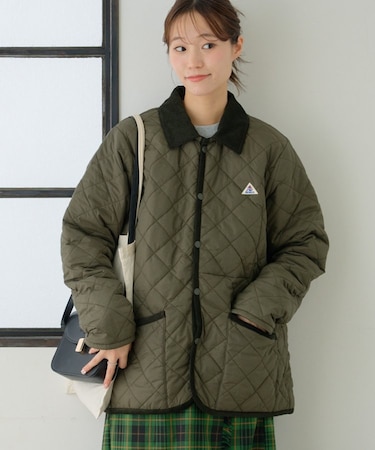 【軽量/洗える】【GEVACO】キルトミドルコート