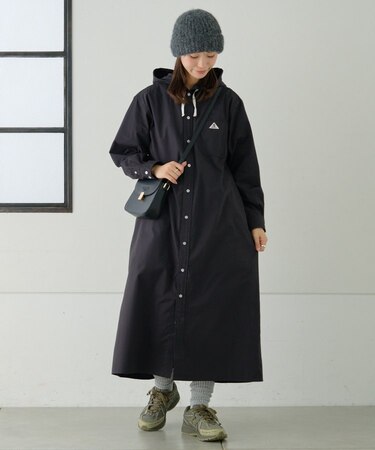 【GEVACO】フーディーシャツワンピース