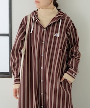 【GEVACO】フーディーシャツワンピース