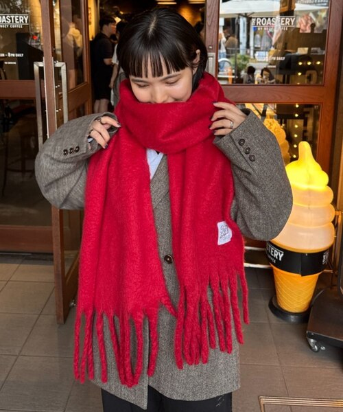 洗える静電気防止】太フリンジマフラー｜チャオパニックティピーの通販