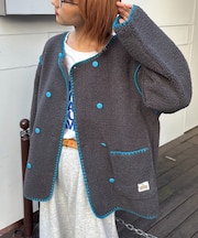 【HELLO.SANFRANCISCO】ハマグリステッチボアジャケット