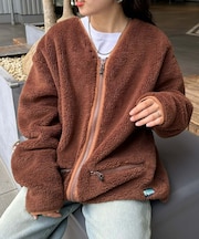 【Franklin Climbing】カスケードシェルパーフリースカーディガン