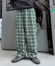 【PATTIPATTI】ブランケットネルチェックパンツ