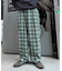 【PATTIPATTI】ブランケットネルチェックパンツ