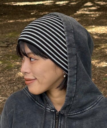 【UNISEX】アソート柄ニットビーニー