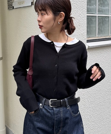 2WAYアンチピリングニットカーデ