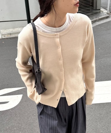 2WAYアンチピリングニットカーデ