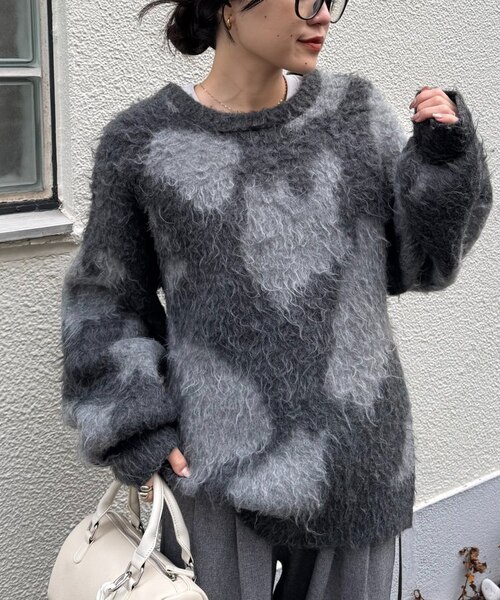 主役級】ニュアンス柄シャギーニット｜チャオパニックティピーの通販