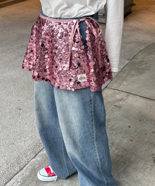 ★H.Sマルチウェイスパンコール巻きスカート