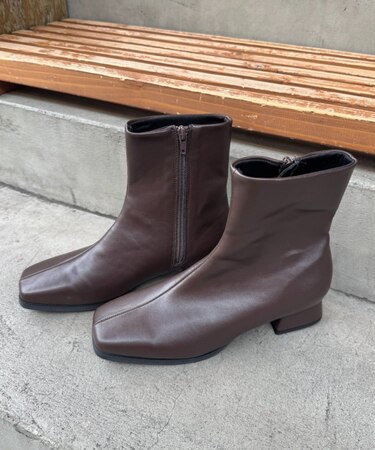 【履き心地抜群！】ストレッチスクエアブーツ