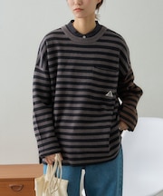 【ユニセックス】【GEVACO】ボーダーニットプルオーバー