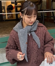 フード付きスカーフマフラー