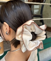 lilコーデュロイボリュームシュシュ