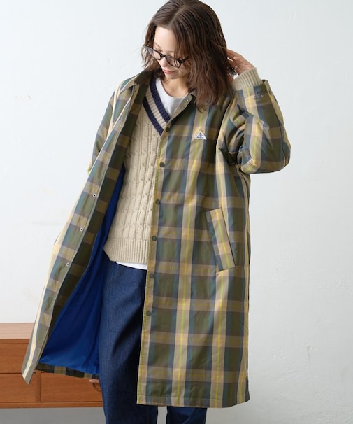 【GEVACO】中綿ステンカラーロングコート