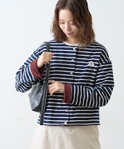 【GEVACO】裏フリースカーディガン