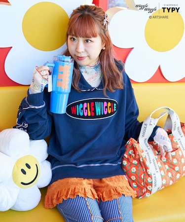 【wigglewiggle】アソート柄メロウフーディー