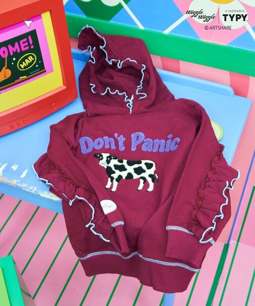 【wigglewiggle】アソート柄メロウフーディー