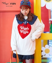 【wigglewiggle】柄ジャガードニット