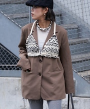 【etsinta/エシンタ】ノルディックニットブラビスチェ