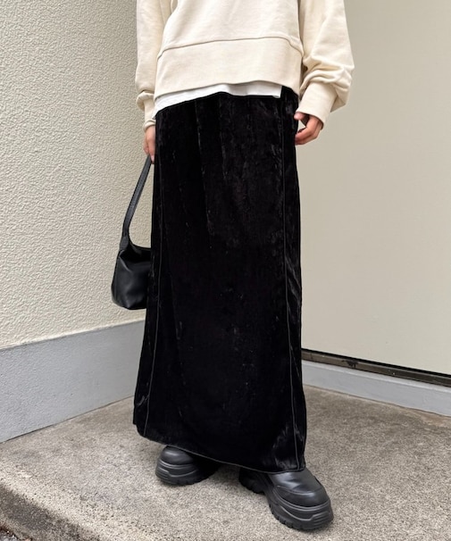 クラッシュベロアメロウ切替スカート